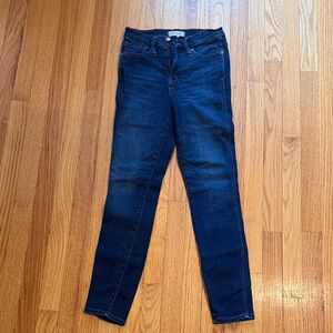 Madewell Dark Blue Skinny Jeans